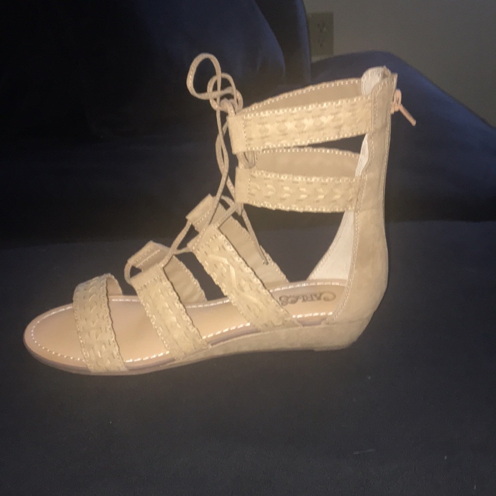 Tan gladiator sandals DSW 7.5
